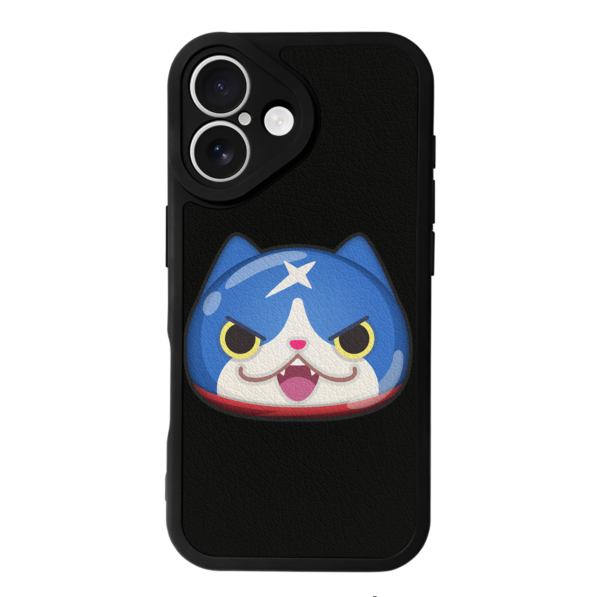（画像用） 妖怪ウォッチ Yo-kai Watch 【iPhone 16シリーズ対応】シリコンスマホケース（レザー調） 材質：シリコン